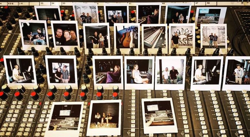In the moment with Instax: Jürgen von Wechmar from Sunset Recording Studios