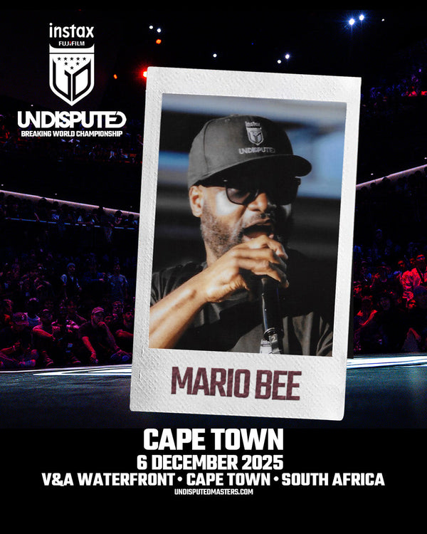Instax interviews: MC Mario Bee, MC at the FUJIFILM Instax Undisputed Breaking World Championship