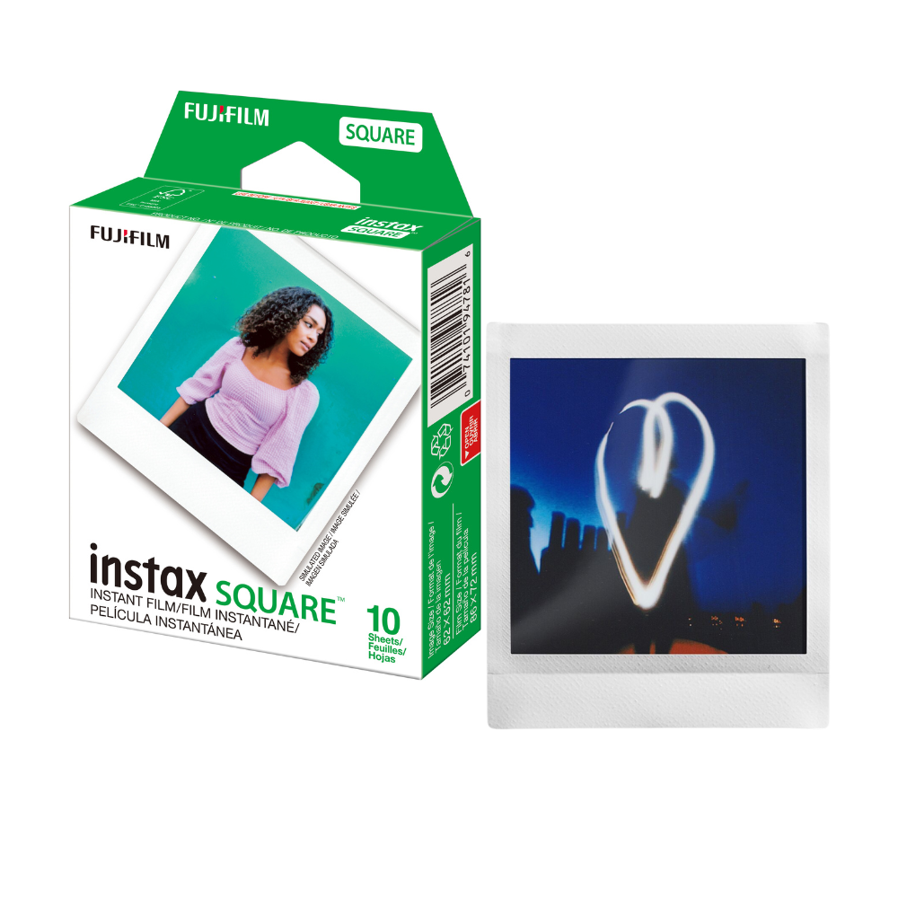 instax SQUARE Film - White (10 Pack)